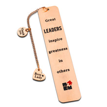 Load image into Gallery viewer, Best Boss Gifts for Women Bookmarks for Women Boss Lady Gifts for Women Boss Day Gifts Retirement Gifts Appreciation Gifts for Coworkers Boss Leader Mentor Birthday Gifts Promotion Christmas Gifts