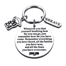 Load image into Gallery viewer, 2023 Graduation Gifts for Him Her Graduation Keychain Spiritual Gifts for Women Senior 2023 Grad Gifts Sobriety Gifts for Men Best Friends Cool Gifts for Graduates College Students Last Day of School