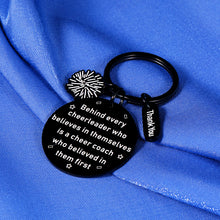 Load image into Gallery viewer, Lucullan Lepole Cheer Coach Gift Cheer Keychain Cheer Coach Appreciation Gifts for Coach