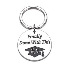 Load image into Gallery viewer, Funny Graduation Gift Keychain for Men Women 2023 Graduation Gifts for Him Her Congrats Grad Gifts High School College Students Nursing Law School Masters Degree Graduation Gifts for Friends Female