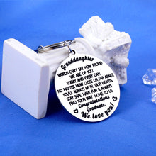 Load image into Gallery viewer, Graduation Gifts for Her 2023 High School College Graduation Keychain 2023 Granddaughter Gifts from Grandma Grandpa Grandparents Best Graduation Gifts for Girls Senior Year Graduate Gifts Grad Gifts