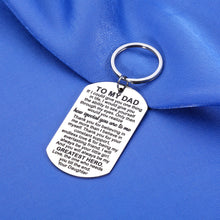 Load image into Gallery viewer, Christmas Gifts for Dad from Daughter Keychain Dad Birthday Gift Father of The Bride Gifts Step Dad Gifts Bonus Dad Gifts Grandpa Gifts Papa Gifts Best Dad Ever Gifts Valentines Day Father's Day