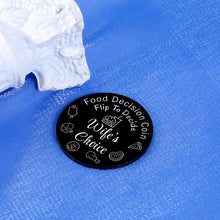 Load image into Gallery viewer, Funny Birthday Gifts for Husband from Wife Decision Maker Christmas Gifts for Him Her Birthday Gifts for Women Men Gifts for Couples Who Have Everything Wife Valentines Day Gifts Double-Sided Coin