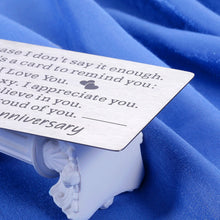 Load image into Gallery viewer, Valentines Day Gifts for Wife Anniversary Cards for Husband Boyfriend Girlfriend Birthday Gifts Fiancee Fiance Gifts for Him Her Mini Love Note Wedding Gifts for Bride and Groom Cute Couple Gifts