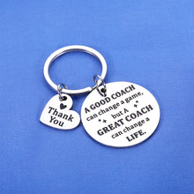 Load image into Gallery viewer, Coach Gifts Coach Keychain Thank You Gifts for Women Men Baseball Coach Gifts Soccer Coach Gifts Teacher Appreciation Gifts Retirement Gifts Hockey Football Volleyball Basketball Coach Gifts Team Gift