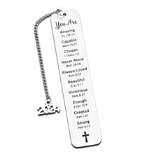 Load image into Gallery viewer, Baptism Gifts for Girl Christmas Stocking Stuffers for Women Bookmark Religious Gifts for Women Christian Gifts for Men Catholic Gifts 2024 Graduation Gifts First Communion Gifts Confirmation Birthday