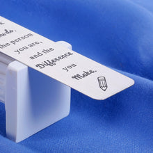 Load image into Gallery viewer, Teacher Appreciation Gifts Bookmarks for Book Lovers Valentines Day Gifts for Teachers Thank You Gifts End of The Year Teacher Gifts Teacher Retirement Gifts for Women Best Teacher Gifts from Student