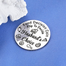 Load image into Gallery viewer, Funny Valentines Day Gifts for Her Him Destiny Flip Coin Gift for Men Women Birthday Gifts for Husband Wife to Be Food Decision Coin Anniversary Wedding Gifts for Couples Unique House Warming Gifts