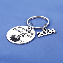 Load image into Gallery viewer, Graduation Gifts for Him 2024 Graduation Decorations Funny Keychain Stocking Stuffers for Kids Teens Girl Boy Xmas Gifts for Women Men College Graduation Gifts for Her Masters Degree Graduation Gifts