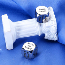 Load image into Gallery viewer, Couples Gifts Funny Gifts for Men Women Decision Dice 11th Anniversary Steel Gifts for Husband Wife Date Night Gifts for Boyfriend Girlfriend Birthday Gifts Christmas Gifts for Him Her Valentines Day