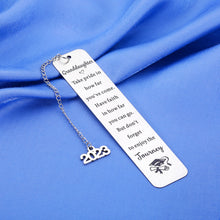 Load image into Gallery viewer, Best Graduation Gifts for Girls Book Marks for Book Lovers Graduation Gifts for Her 2023 College Middle High School Granddaughter Gifts from Grandma Grandpa Inspirational Gifts for Women Master PHD