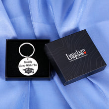 Load image into Gallery viewer, Funny Graduation Gift Keychain for Men Women 2023 Graduation Gifts for Him Her Congrats Grad Gifts High School College Students Nursing Law School Masters Degree Graduation Gifts for Friends Female