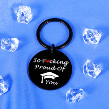 Load image into Gallery viewer, Funny Graduation Gift Keychain Class of 2023 Gifts High School Graduation Gifts for Her Him Grad Gifts for Senior Women Men Best Friends Masters Student Graduate Gifts for Son Daughter from Mom Dad