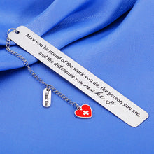Load image into Gallery viewer, Nurse Gifts Bookmarks for Women Men 2023 Nurses Week Gifts RN Gifts for Nurses Day Gifts Nurse Practitioner Gifts Nurse Appreciation Gifts Thank You Nursing Gifts School Nurse Gifts for Book Lovers