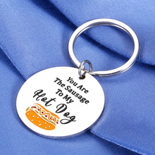 Load image into Gallery viewer, Male Valentines Day Gifts for Husband Naughty Keychain Birthday Gifts for Boyfriend I Love You Gifts for Him Men Fiance Groom Wedding Anniversary Engagement Gift from Wife Bride Girlfriend Couple Gift