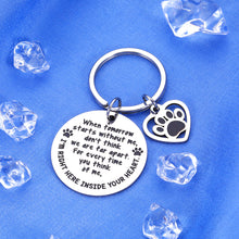 Load image into Gallery viewer, Dog Memorial Gifts for Loss of Dog Cat Remembrance Keychain Pet Memorial Gifts Pet Loss Gifts Dog Memorial Ornament Christmas Cat Memorial Gifts Loss of Dog Cat Sympathy Gifts for Women Men Kids