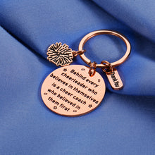 Load image into Gallery viewer, Lucullan Lepole Cheer Coach Gift Cheer Keychain Cheer Coach Appreciation Gifts for Coach