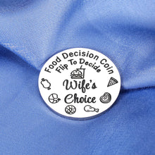 Load image into Gallery viewer, Funny Valentines Day Gifts for Her Him Destiny Flip Coin Gift for Men Women Birthday Gifts for Husband Wife to Be Food Decision Coin Anniversary Wedding Gifts for Couples Unique House Warming Gifts