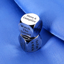 Load image into Gallery viewer, Couples Gifts Funny Gifts for Men Women Decision Dice 11th Anniversary Steel Gifts for Husband Wife Date Night Gifts for Boyfriend Girlfriend Birthday Gifts Christmas Gifts for Him Her Valentines Day
