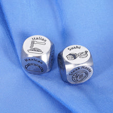 Load image into Gallery viewer, Valentine Gifts for Men Women Couples Gifts Dice Food Decision Maker Valentines Day Date Night Ideas Wedding Engagement Gift Husband Wife Boyfriend Girlfriend Birthday Gifts for Friends Female Family