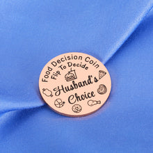 Load image into Gallery viewer, Fun Stocking Stuffers Food Decision Coin for Men Women Happy Anniversary Wedding Gifts for Couple Valentines Day Gifts for Him Her Funny Birthday Gifts for Boyfriend Romantic Gifts Decision Maker