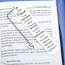 Load image into Gallery viewer, Friendship Gifts for Women Friends Bookmarks for Book Lovers Galentines Day Gifts for Friends Long Distance Friendship Gifts Bestie Best Friend Birthday Gifts for Women Her Girl BFF Holiday Leaving