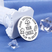 Load image into Gallery viewer, Funny Destiny Flip Coin Gift for Men Women Valentines Day Gifts for Husband Wife Anniversary Birthday Gifts for Boyfriend Girlfriend Food Decision Coin Wedding Couple Gifts for Newlyweds Bride to Be