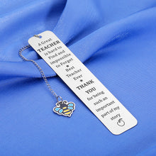 Load image into Gallery viewer, Teacher Gifts for Women Book Marks for Book Lovers Teacher Appreciation Gifts Retirement Gifts for Teacher End of Year Gifts Thank You Teacher Gifts from Student Teacher Graduation Gifts Teachers Day