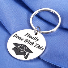 Load image into Gallery viewer, Funny Graduation Gift Keychain for Men Women 2023 Graduation Gifts for Him Her Congrats Grad Gifts High School College Students Nursing Law School Masters Degree Graduation Gifts for Friends Female