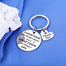 Load image into Gallery viewer, Coach Gifts Coach Keychain Thank You Gifts for Women Men Baseball Coach Gifts Soccer Coach Gifts Teacher Appreciation Gifts Retirement Gifts Hockey Football Volleyball Basketball Coach Gifts Team Gift