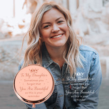 Load image into Gallery viewer, Stocking Stuffers for Teen Girls Compact Mirror Daughter Gift from Mom Dad Christmas Kids Gift for Teenage Girl Daughter in Law Gifts Bonus Daughter Gifts Valentines Day Gifts Birthday