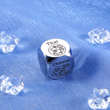 Load image into Gallery viewer, Anniversary Birthday Gifts for Boyfriend Girlfriend Food Decision Dice Couples Gifts for Husband and Wife Date Night Ideas Funny Stocking Stuffer for Men Women Valentines Day Gifts for Him Her