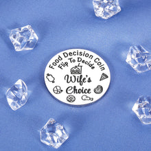 Load image into Gallery viewer, Funny Valentines Day Gifts for Her Him Destiny Flip Coin Gift for Men Women Birthday Gifts for Husband Wife to Be Food Decision Coin Anniversary Wedding Gifts for Couples Unique House Warming Gifts