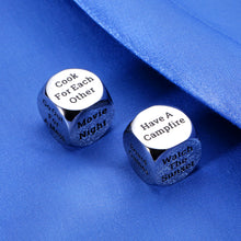 Load image into Gallery viewer, Couples Gifts Funny Gifts for Men Women Decision Dice 11th Anniversary Steel Gifts for Husband Wife Date Night Gifts for Boyfriend Girlfriend Birthday Gifts Christmas Gifts for Him Her Valentines Day