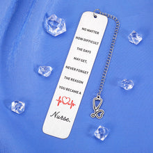 Load image into Gallery viewer, Nurse Gifts for Women Bookmarks for Men Nurse Graduation Gift RN Gifts for Nurses Week Nursing Gifts for New Nurses Student Gifts Nurse Practitioner Gifts Medical Assistant Gifts Book Lovers Gifts