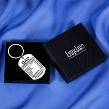 Load image into Gallery viewer, Father's Day Gifts from Daughter Son Kids Wife Funny Keychain Dad Birthday Gift Step Dad Father Day Gifts Husband Grandpa Papa Bonus Dad Gifts New Dad Gifts for Men Gifts for Dad Who Wants Nothing