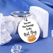 Load image into Gallery viewer, Male Valentines Day Gifts for Husband Naughty Keychain Birthday Gifts for Boyfriend I Love You Gifts for Him Men Fiance Groom Wedding Anniversary Engagement Gift from Wife Bride Girlfriend Couple Gift