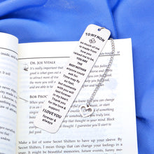 Load image into Gallery viewer, Mom Gifts Mothers Day Gifts from Daughter Son Bookmark Birthday Gifts for Mom Mommy Mother Bonus Mom Gifts New Mom Gifts for Women Mothers Day Gifts for Mother in Law I Love You Gift for Mom from Kids