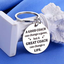 Load image into Gallery viewer, Coach Gifts Coach Keychain Thank You Gifts for Women Men Baseball Coach Gifts Soccer Coach Gifts Teacher Appreciation Gifts Retirement Gifts Hockey Football Volleyball Basketball Coach Gifts Team Gift