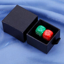 Load image into Gallery viewer, Couple Gifts for Christmas Dice Food Decision Maker Women Men Stocking Stuffers Date Night Gifts for Husband Wife Boyfriend Girlfriend Valentines Gifts for Friends Family Christmas Color Green and Red
