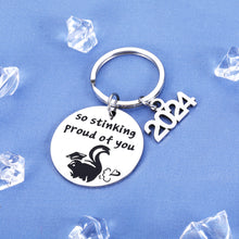 Load image into Gallery viewer, Graduation Gifts for Him 2024 Graduation Decorations Funny Keychain Stocking Stuffers for Kids Teens Girl Boy Xmas Gifts for Women Men College Graduation Gifts for Her Masters Degree Graduation Gifts