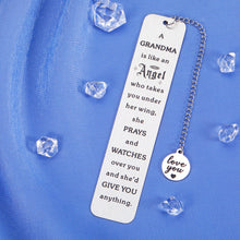 Load image into Gallery viewer, Grandmother Mothers Day Gifts Bookmarks for Women Nana Gigi Mimi Grammy Mothers Day Gifts Great Grandma Gifts Grandma Birthday Gifts Pregnancy Announcement for Grandparents from Granddaughter Grandson