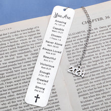 Load image into Gallery viewer, Baptism Gifts for Girl Christmas Stocking Stuffers for Women Bookmark Religious Gifts for Women Christian Gifts for Men Catholic Gifts 2024 Graduation Gifts First Communion Gifts Confirmation Birthday