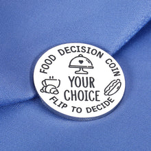 Load image into Gallery viewer, Funny Destiny Flip Coin Gift for Men Women Valentines Day Gifts for Husband Wife Anniversary Birthday Gifts for Boyfriend Girlfriend Food Decision Coin Wedding Couple Gifts for Newlyweds Bride to Be