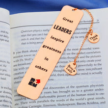 Load image into Gallery viewer, Best Boss Gifts for Women Bookmarks for Women Boss Lady Gifts for Women Boss Day Gifts Retirement Gifts Appreciation Gifts for Coworkers Boss Leader Mentor Birthday Gifts Promotion Christmas Gifts