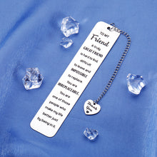 Load image into Gallery viewer, Friendship Gifts for Women Friends Bookmarks for Book Lovers Galentines Day Gifts for Friends Long Distance Friendship Gifts Bestie Best Friend Birthday Gifts for Women Her Girl BFF Holiday Leaving