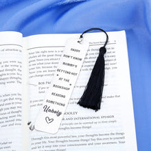 Load image into Gallery viewer, Funny Gifts for Women Bookmarks for Men Gifts for Book Lovers Readers Writers Bookish Friends Birthday Gifts Graduation Gifts for Her Bookmarks for Women Him Teen Girls Boys Funny Dad Gifts