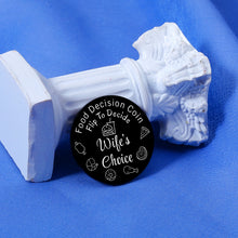 Load image into Gallery viewer, Funny Birthday Gifts for Husband from Wife Decision Maker Christmas Gifts for Him Her Birthday Gifts for Women Men Gifts for Couples Who Have Everything Wife Valentines Day Gifts Double-Sided Coin