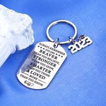 Load image into Gallery viewer, 2023 Graduation Gifts for Her Him Inspirational Keychain Valentines Gifts for Kids High School College Masters Degree Graduation Gifts for Nurse Gifts for Women Men Senior Medical Student Grad Gift
