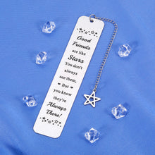 Load image into Gallery viewer, Friendship Gifts for Women Friends Bookmarks for Book Lovers Galentines Day Gifts for Friends Long Distance Friendship Gifts Bestie Best Friend Birthday Gifts for Women Her Girl BFF Holiday Leaving